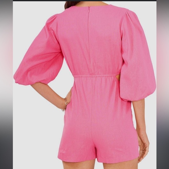 1. State linen romper Juneberry - Picture 2 of 8